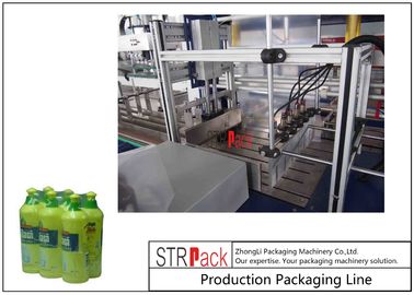 Touch Screen Control Bottle Packing Machine PE Film Shrink Sleeve Packaging Machine