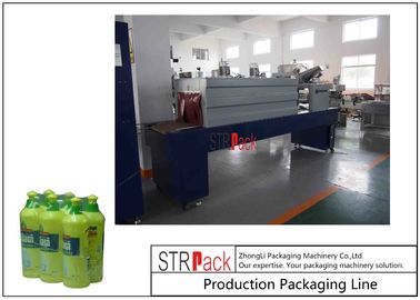 Touch Screen Control Bottle Packing Machine PE Film Shrink Sleeve Packaging Machine