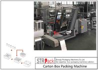 High Capacity Carton Packing Machine / Case Erector Machine For Bottle Filling Line