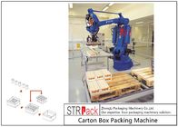 Automatic Carton Robot Palletising System For Industry Food Chemistry Stacking