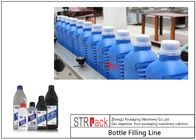 Brake Fluid Filling Line With Servo Filling Machine,Rotary Capping Machine,Double Sides Self-adhesive Labeling Machine