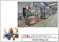 Automatic Liquid Detergent Filling Machine, Liquid Soap Filling Line With Piston Filling Machine,Capper Labeling Machine