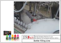 10ml-100ml E-Liquid Bottle Filling Capping Machine And Labeling Packing Line With Piston Pump