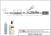 Cream Filler Paste Bottle Filling Line With 10 Nozzles Volumetric Piston Filling Machine