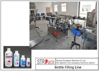 Agrochemica Bottle Filling Line / High Speed Liquid Pesticide Filling Machine Line