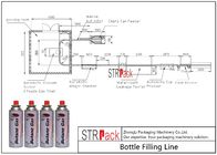 Cooking Gas Production Bottle Filling Line With Aerosol Can Weight Checking Machine