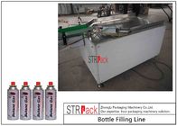 Cooking Gas Production Bottle Filling Line With Aerosol Can Weight Checking Machine