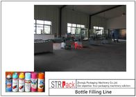 High Performance Bottle Filling Line / Aerosol Paint Can Filling Machine Line