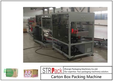 Bottle Carton Case Packer Machine For Lubricating Oil / Aerosol Products Filling Line