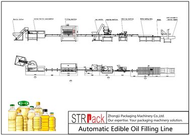 220V / 380V Power Supply Edible Oil Filling Machine Touch Screen Operation