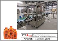 PLC Control Honey Jar Filling Line Automatic Liquid Filling Line GMP Standard