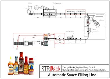 Abrasion Resistance Sauce Filling Machine Jam Filling Machine 304 Stainless Steel