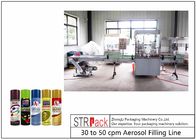 0.75KW Liquid Filling And Capping Machine / Aerosol Paint Can Filling Machine