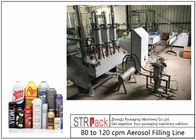 80 To 120 Cpm Automatic Liquid Filling Line Aerosol Filling Production Line