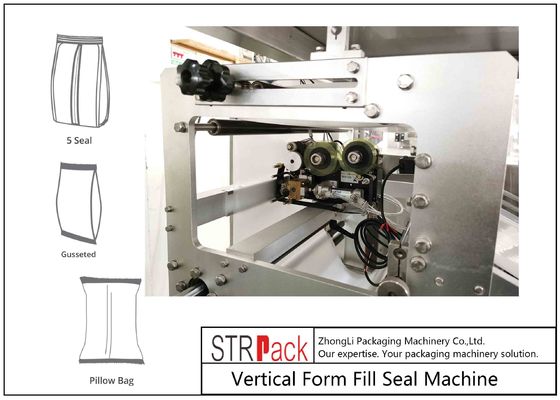 Pneumatic Control Powder Filling And Packing Machine PLC Servo System For Gusseted Bag