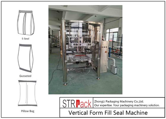 Flour Powder Bag Packing Machine Flat Bottom Bag With Powder Filling Machine 16 - 22 Bags / Min Capacity