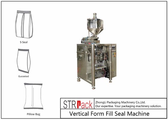 50g - 1500g Pillow Bagger Packing Machine 1l Edible Oil Packaging Machine With Piston Filler For Viscous Liquid