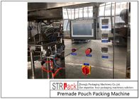 300ml-3L Liquid Premade Pouch Packing Machine For Doypack Bag 1.5 KW Power