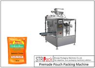 Stand-up Bag Edible Oil Pouch Packing Machine Auto 6 Working Station Up to 50 Bags/Min