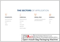 25kg/bag PE Open Mouth Bag Packaging Machine for Chemical Pellet Powder