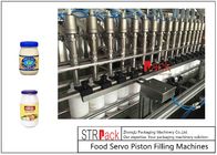 Linear Mayonnaise Food Sauce Paste Bottle Filling Machine 1-5L Volumetric Piston Filler