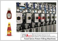 Automatic Tomato Ketchup Jam Filling Equipment Sauce Piston Volume Bottle Filler