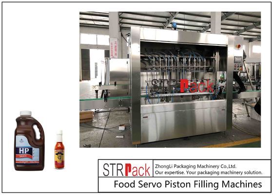 Fully Automatic Sauce Jar Brown Sauce Food Bottle Filling Machine Food Packaging Machine