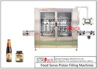 Servo Motor Driving Linear Piston Filling Machine For Shiitake Mushroom Sauce