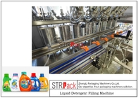 Automatic Bottle Shampoo Liquid Detergent Filling Machine With Capping Packaging Line