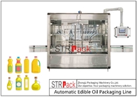 Automatic Juice /Water /Beverage Liquid Sunflower /Olive /Palm /Vegetable Edible Cooking Oil Filling Mac