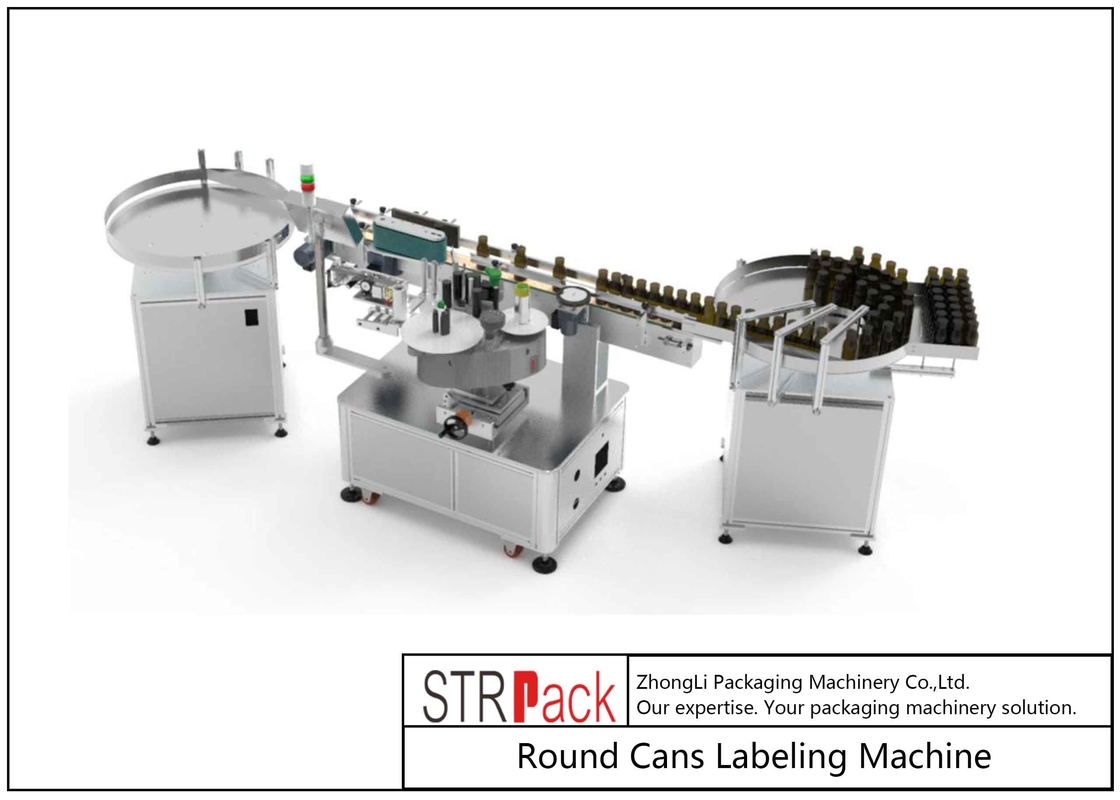 200pcs/min Round Cans Labeling Machine For Pharmaceutical Vial