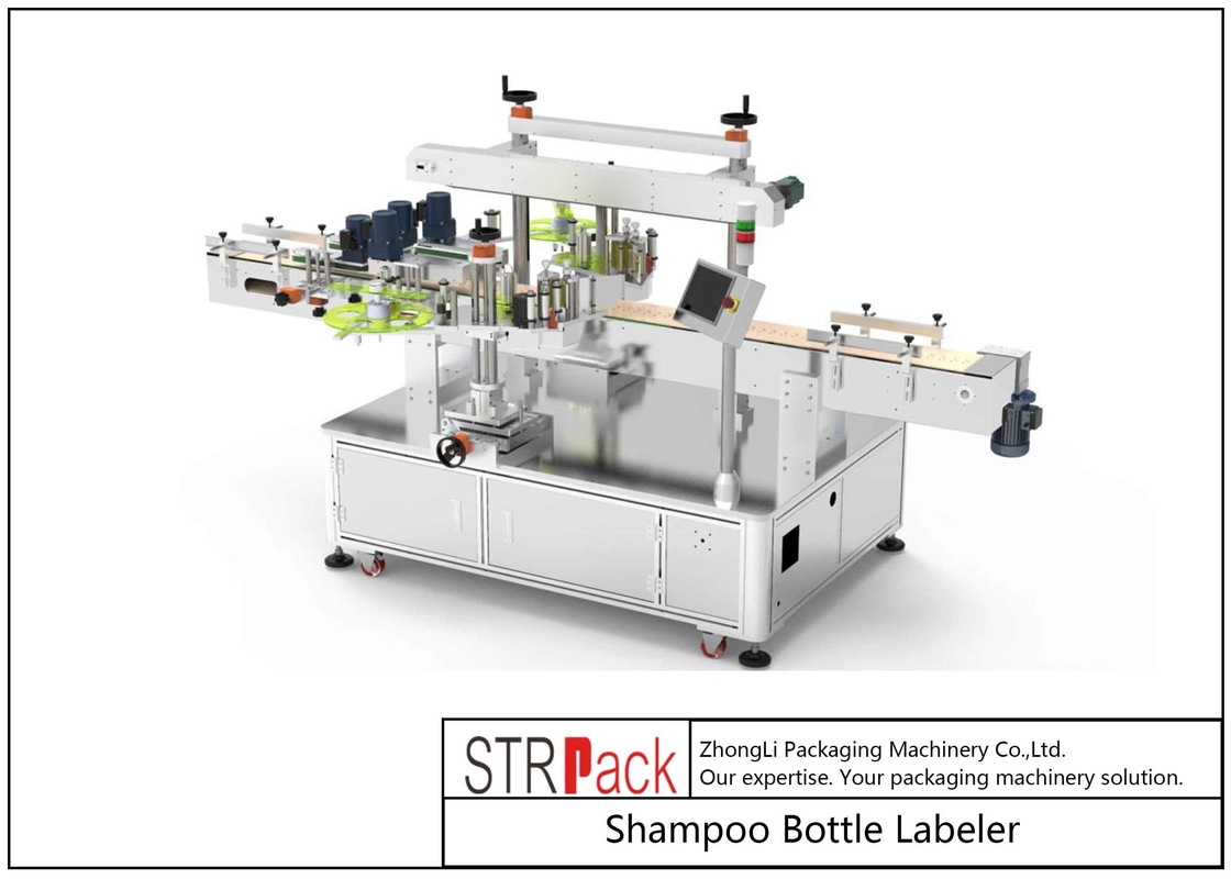 Shampoo Bottle Bottle Labeling Machine Belt Type Separator