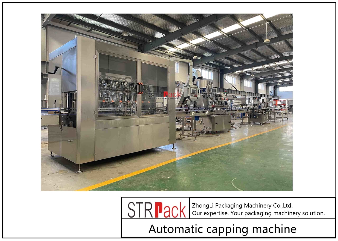 Stainless Steel Essence Packing Bottling Filling And Capping Machine With PLC Control