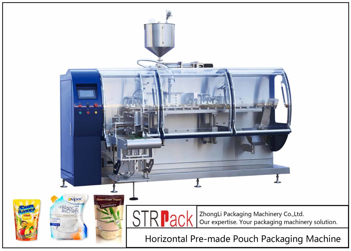 Electric Powder Pouch Packing Machine / High Accuracy Paste Packaging Machine 