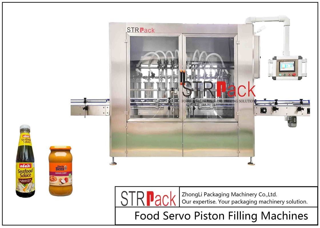 Fully Automatic Seafood Boil Sauce Bottle Inline Filling Machine Equipment for Foods &amp; Sauces