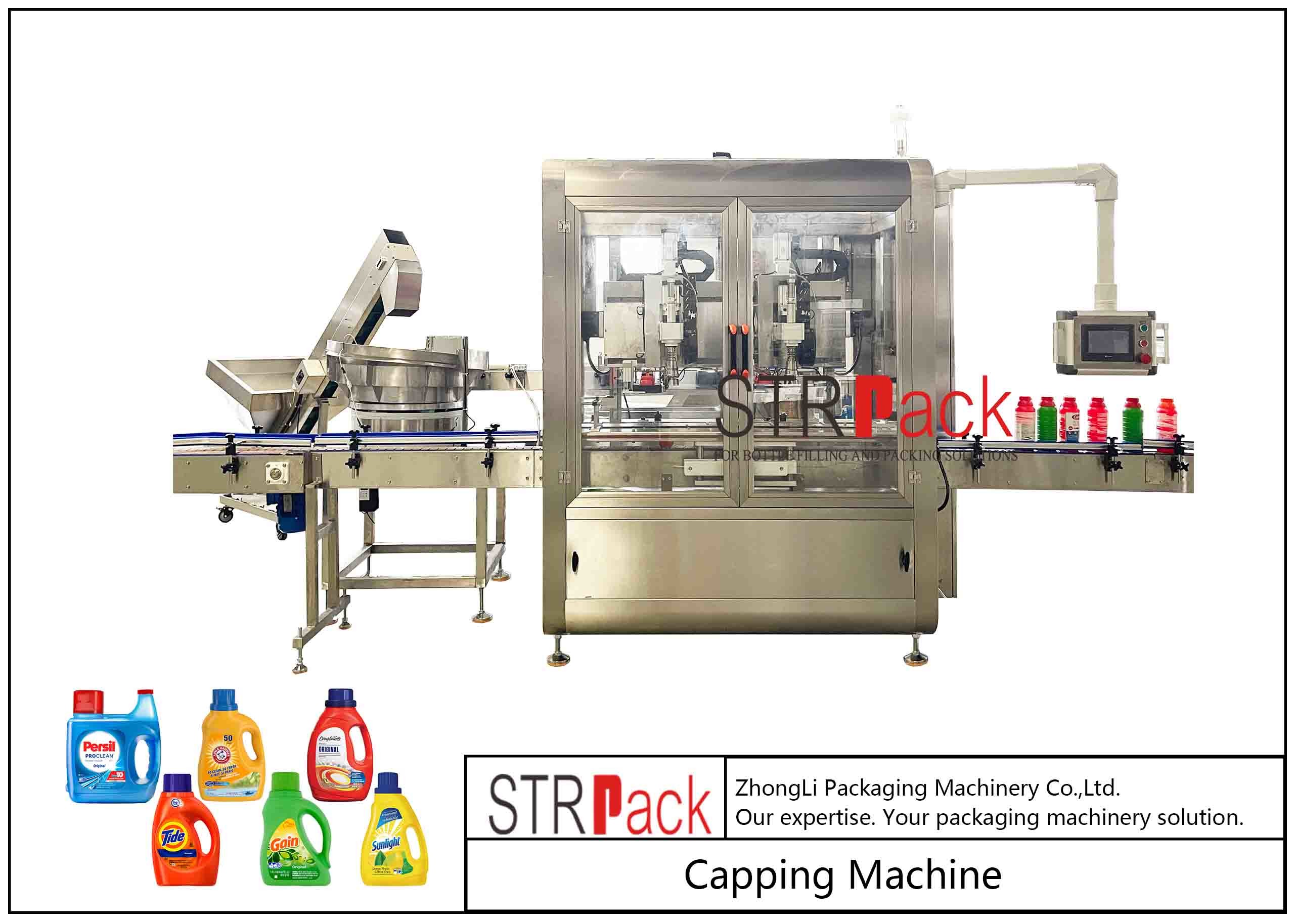 Laundry Cap Closure Machine Insert Plug Capper Closure 2.5kw