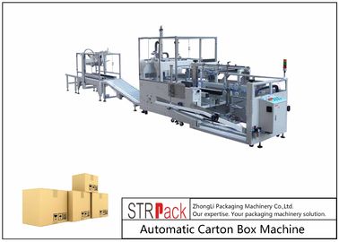 Vertical Drop Down Carton Packing Machine High Efficiency For Medicine / Food Industry