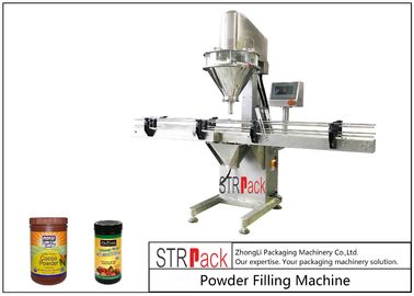 10g-5000g Linear Automatic Powder Filling Machine 50 BPM Speed With 25L Hopper